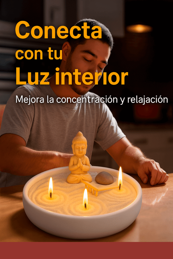 JARDÍN ZEN ARTESANAL  – Kit de meditación y autocuidado - Imagen 5