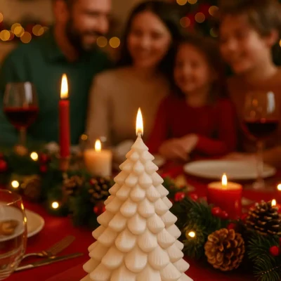 ÁRBOL NAVIDEÑO HOJAS DECO