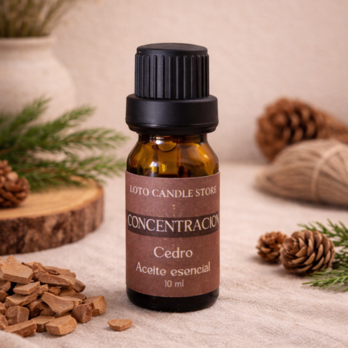 Aceite esencial de cedro para equilibrio y calidez